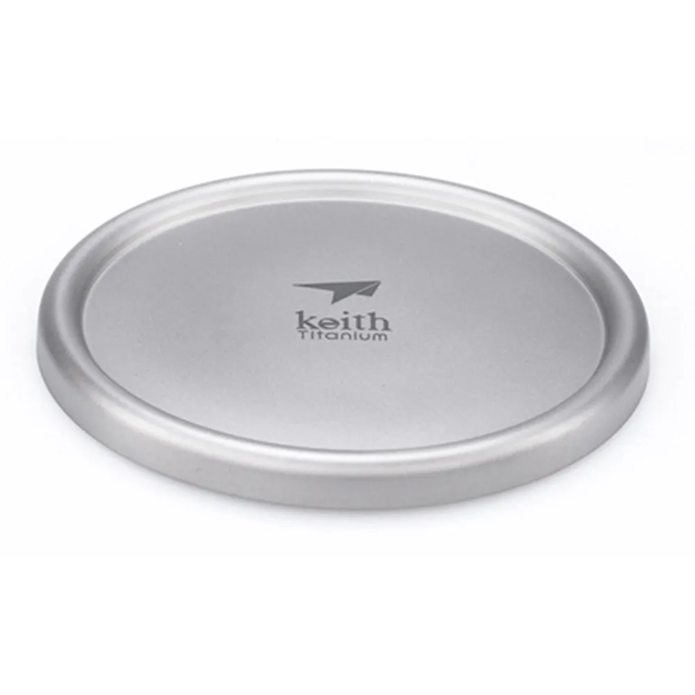 Keith Double Wall Titanium Mug w Lid 450ml