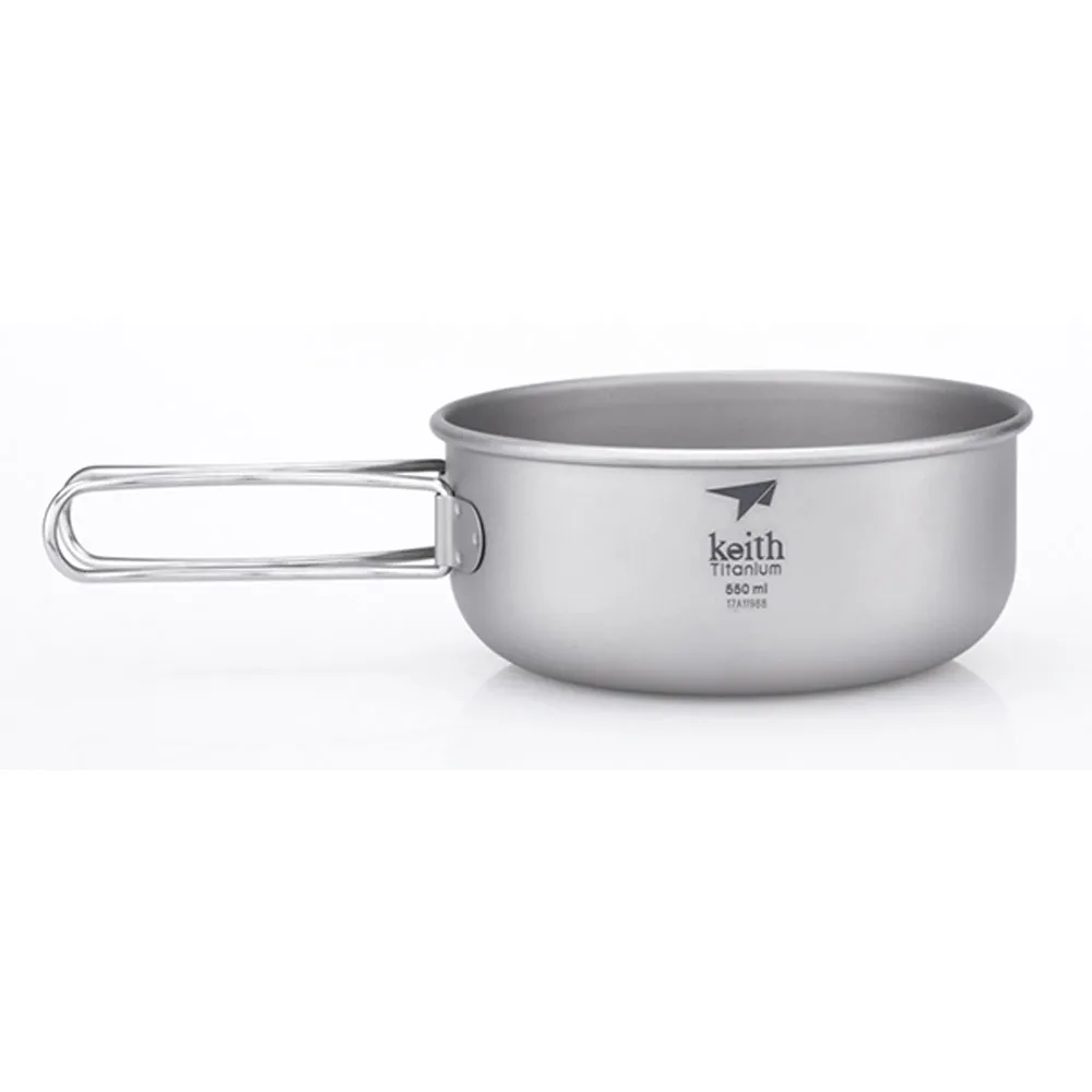 Keith Titanium 3 Piece Pot and Pan Cook Set