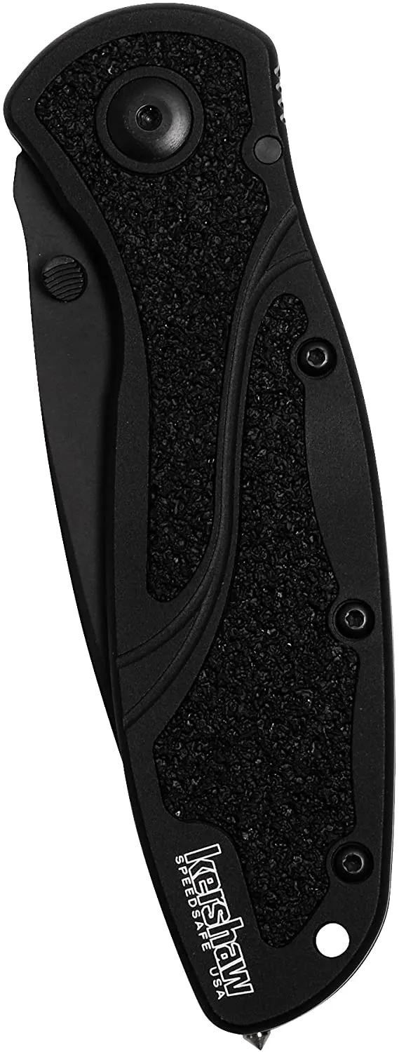 Kershaw Blur Serrated Glass Breaker Folding Pocket Knife USA Made