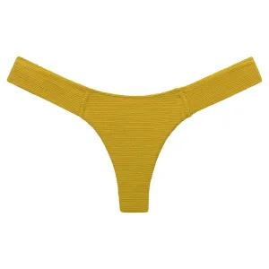 Key Lime Micro Scrunch Added Coverage Uno Bikini bottom