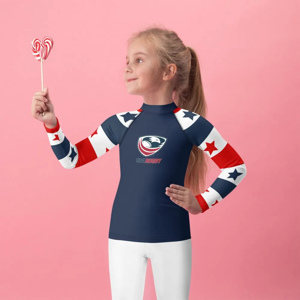 Kids USA Rugby Rash Guard