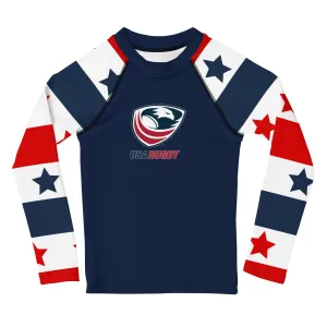 Kids USA Rugby Rash Guard