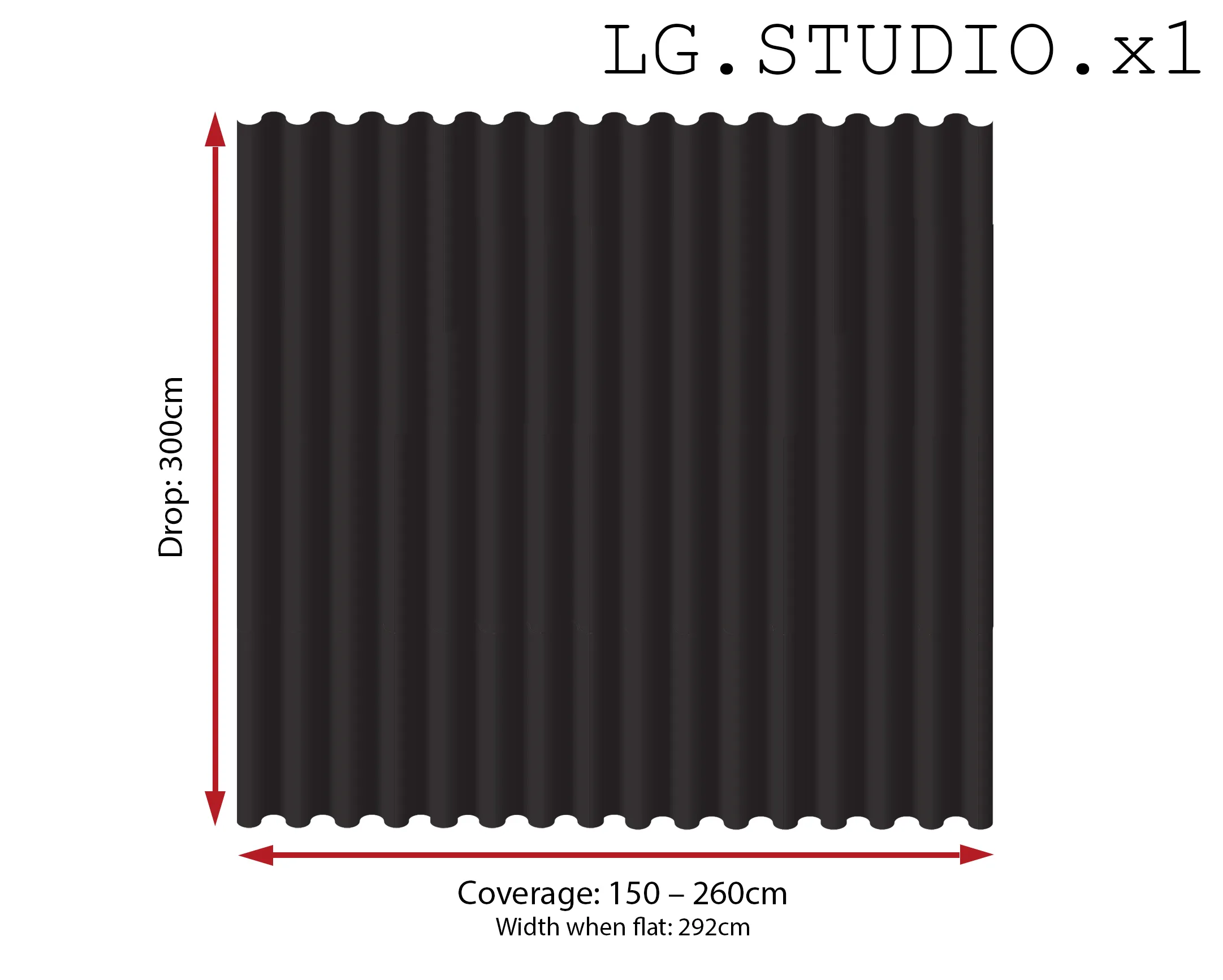 Kilo Wool Serge Curtains