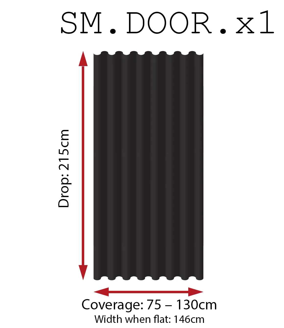 Kilo Wool Serge Curtains