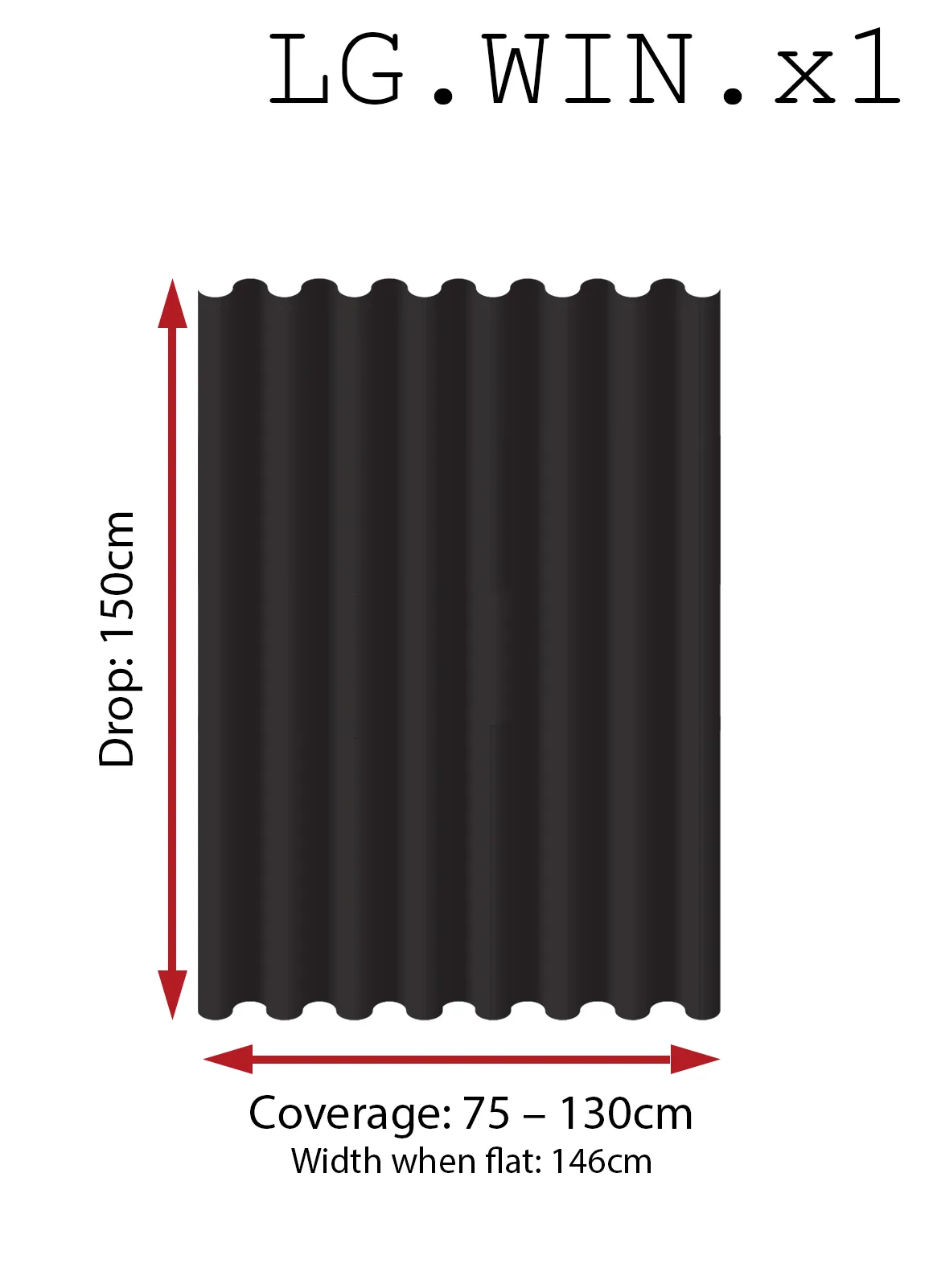 Kilo Wool Serge Curtains