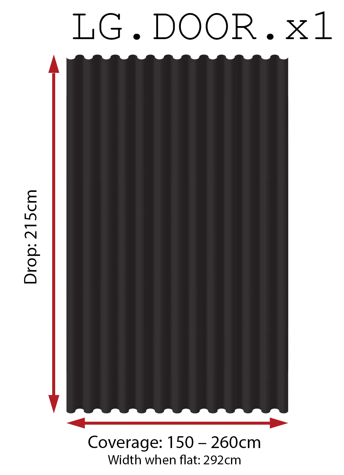 Kilo Wool Serge Curtains