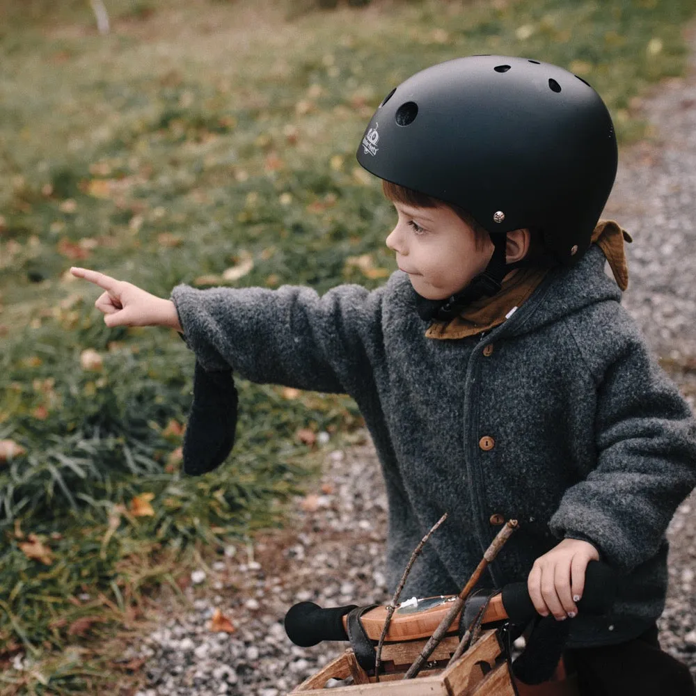 KINDERFEETS BIKE HELMET MATTE BLACK
