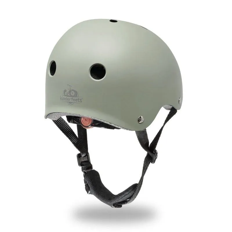 Kinderfeets - Toddler Bike Helmet - Matte Silver Sage - 46 to 52cm