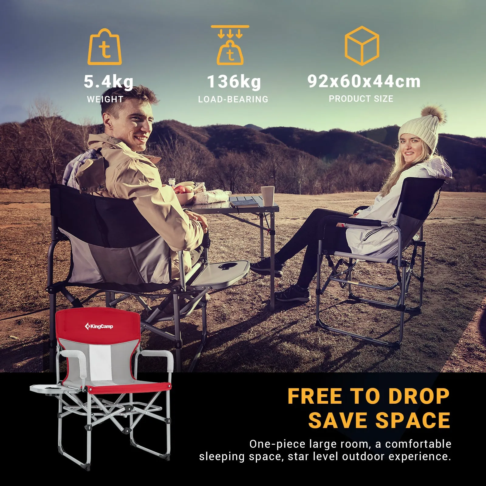 King Camp Folding Camp Chair