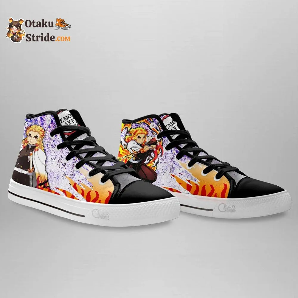 Kyojuro Rengoku High Top Shoes Wisteria