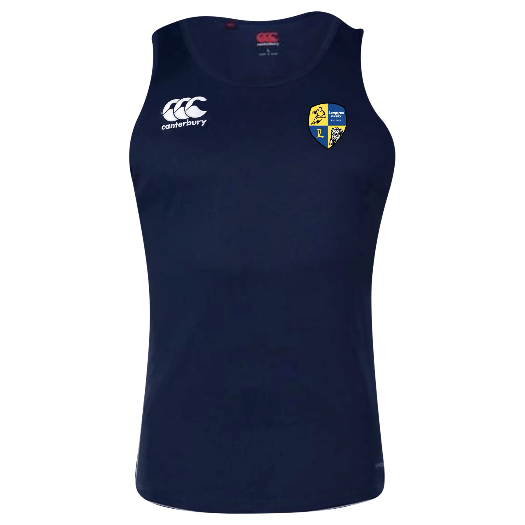 Langtree Rugby Club Canterbury Navy Core Vapodri Rugby Singlet