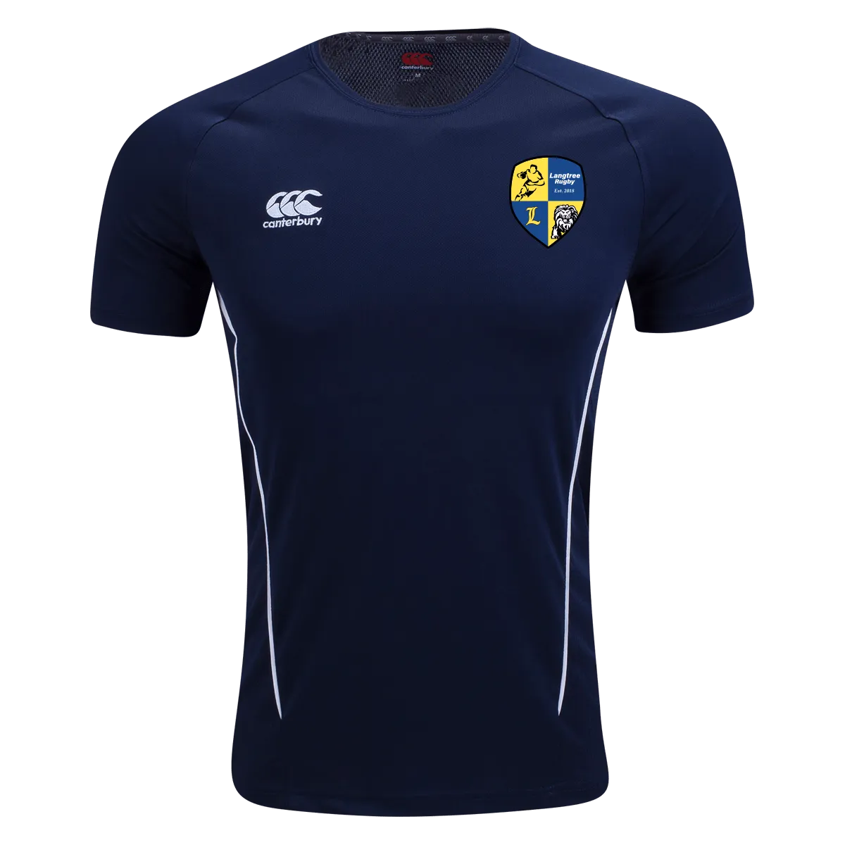 Langtree Rugby Club Canterbury Team Navy Dry Rugby  T-Shirt