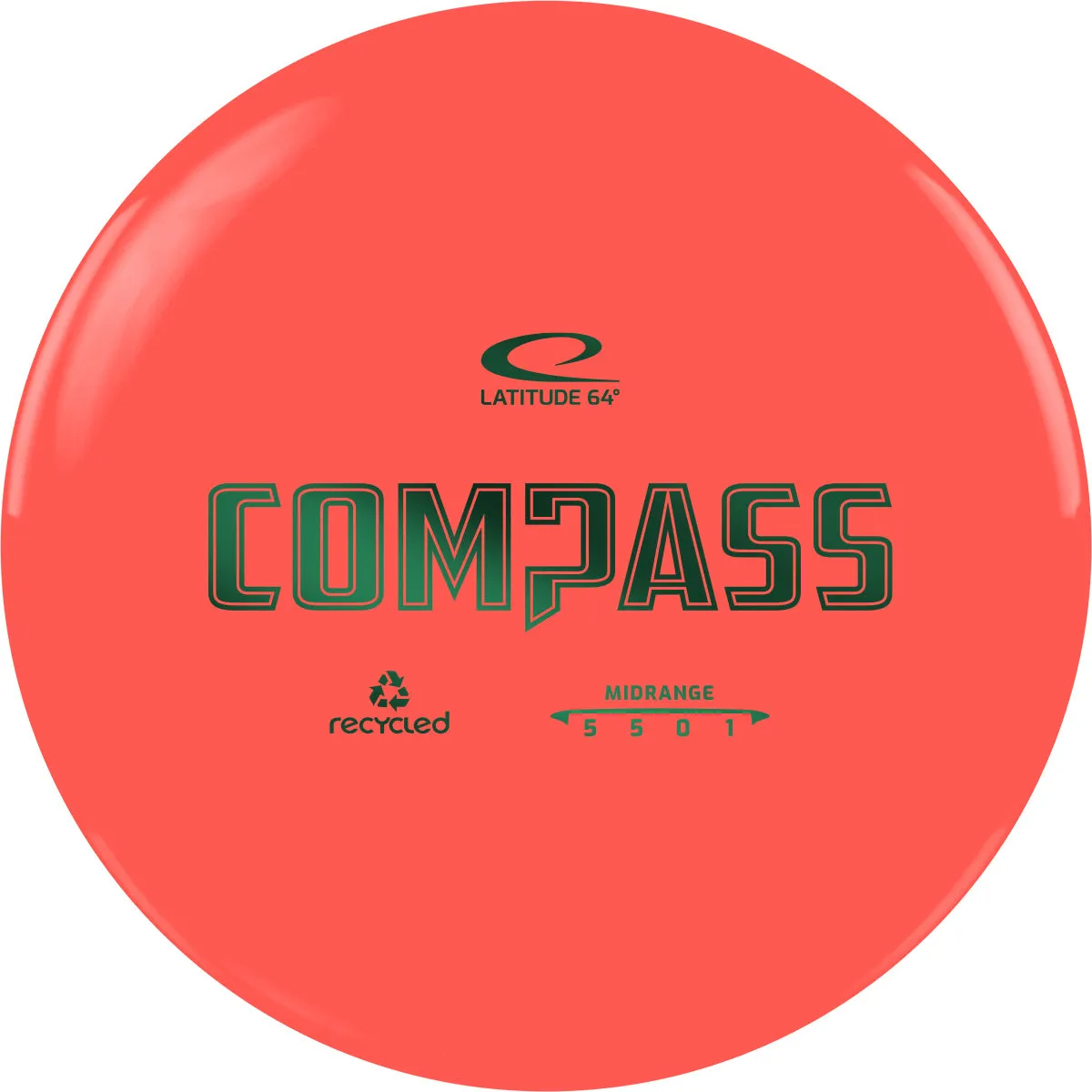Latitude 64 Recycled Compass