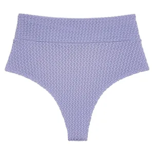 Lavender Crochet Full Coverage High Rise Bikini Bottom