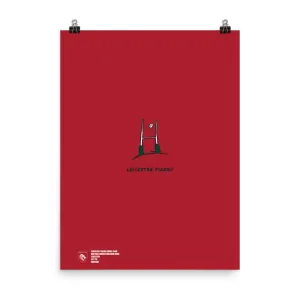 Leicester Tigers 'Kicking It Through the Goal Post' Poster