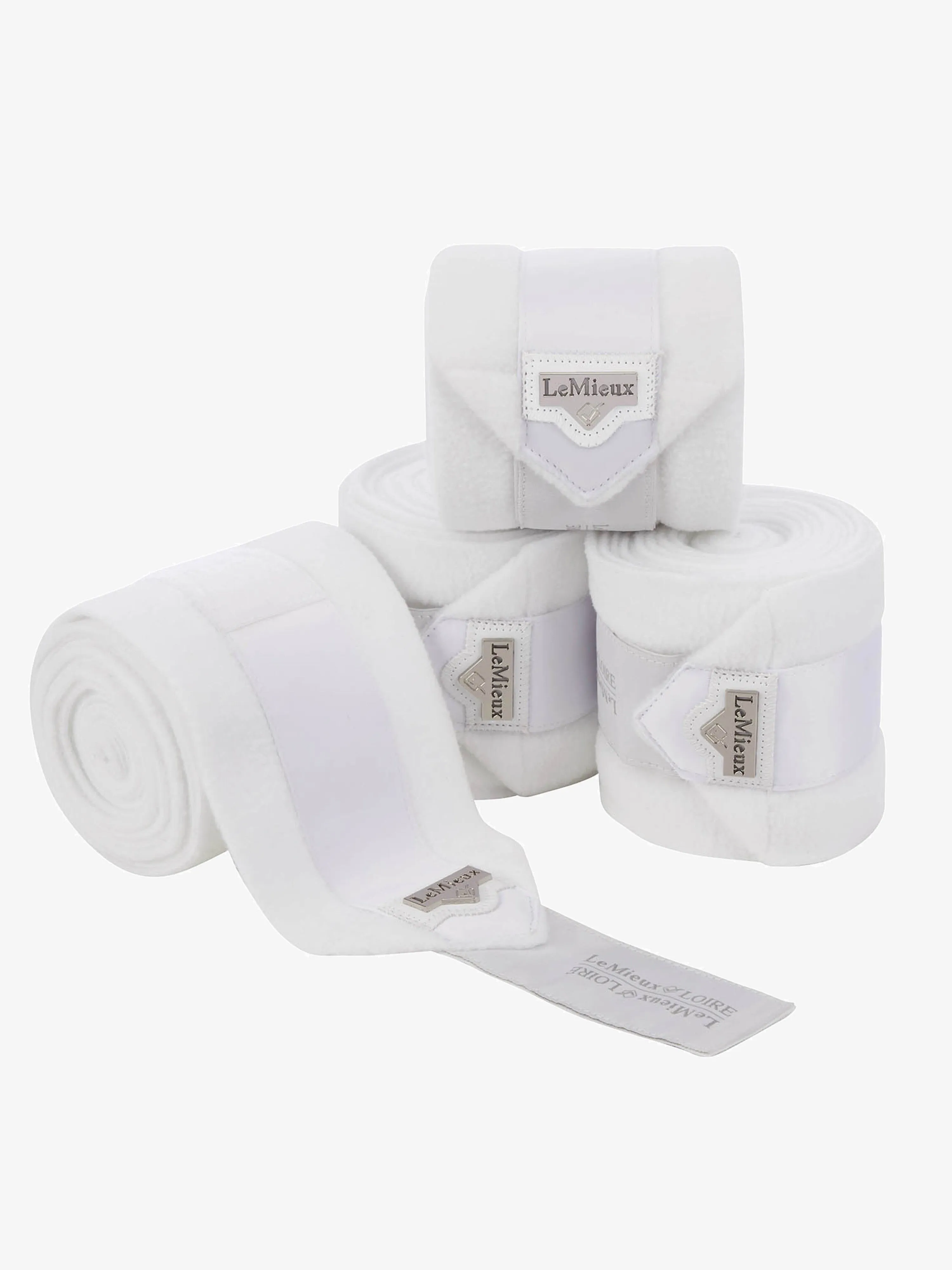 LeMieux Loire Satin Polo Bandages White