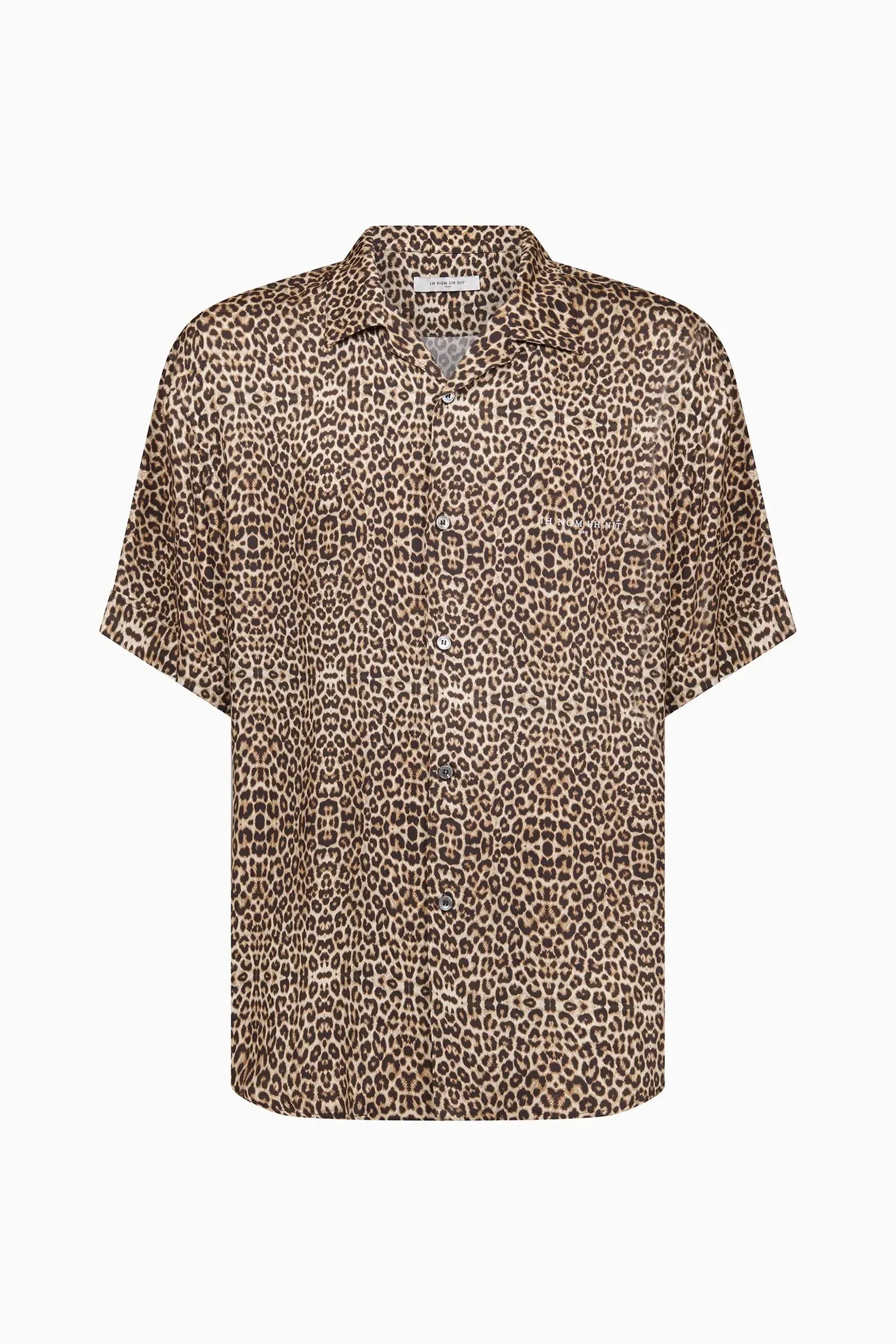Leopard Print Bowling Shirt