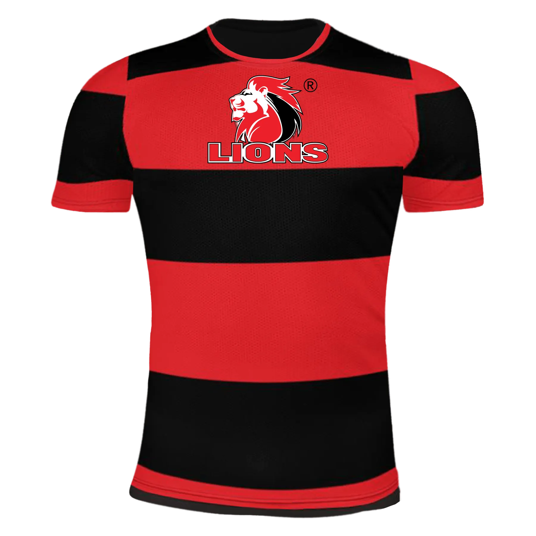 Lions Striped Athletic T-Shirt