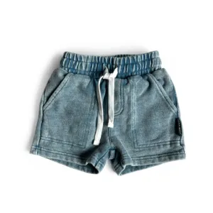 Little Bipsy Surf Camp Short - Blue Wash