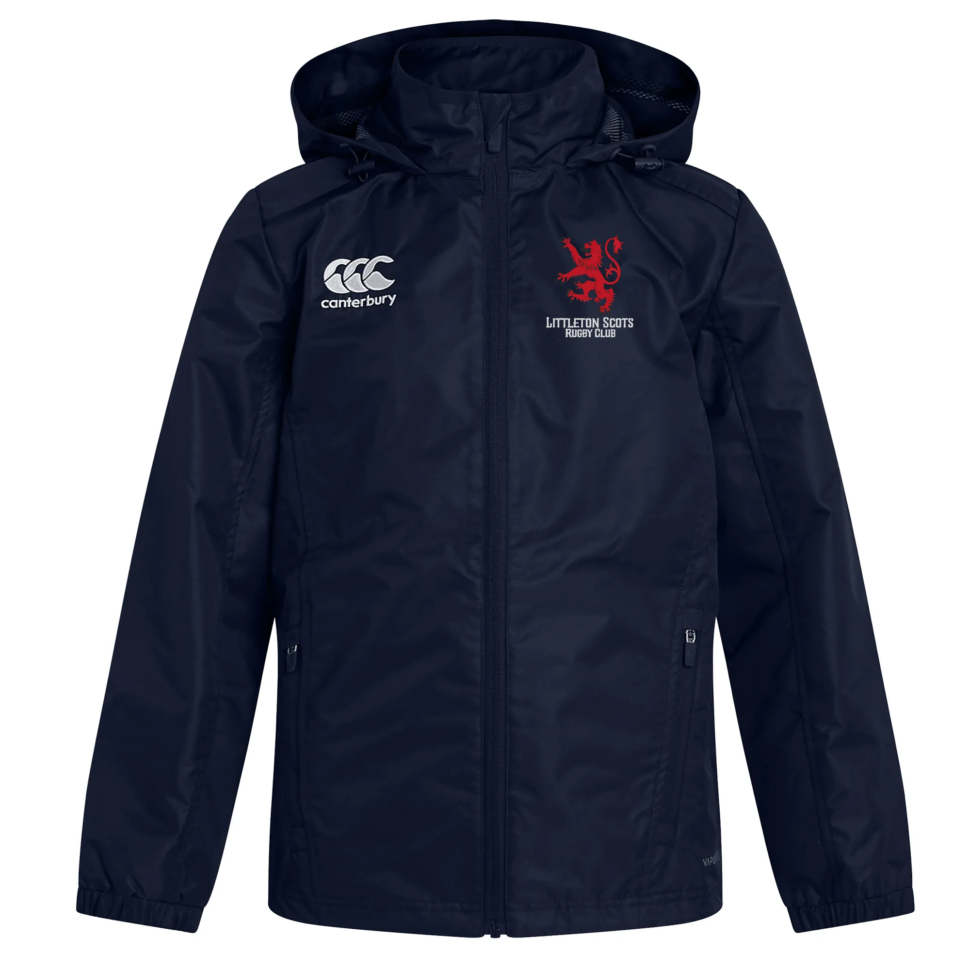 Littleton Scots Rugby Club Vaposhield Full Zip Rain Jacket by Canterbury