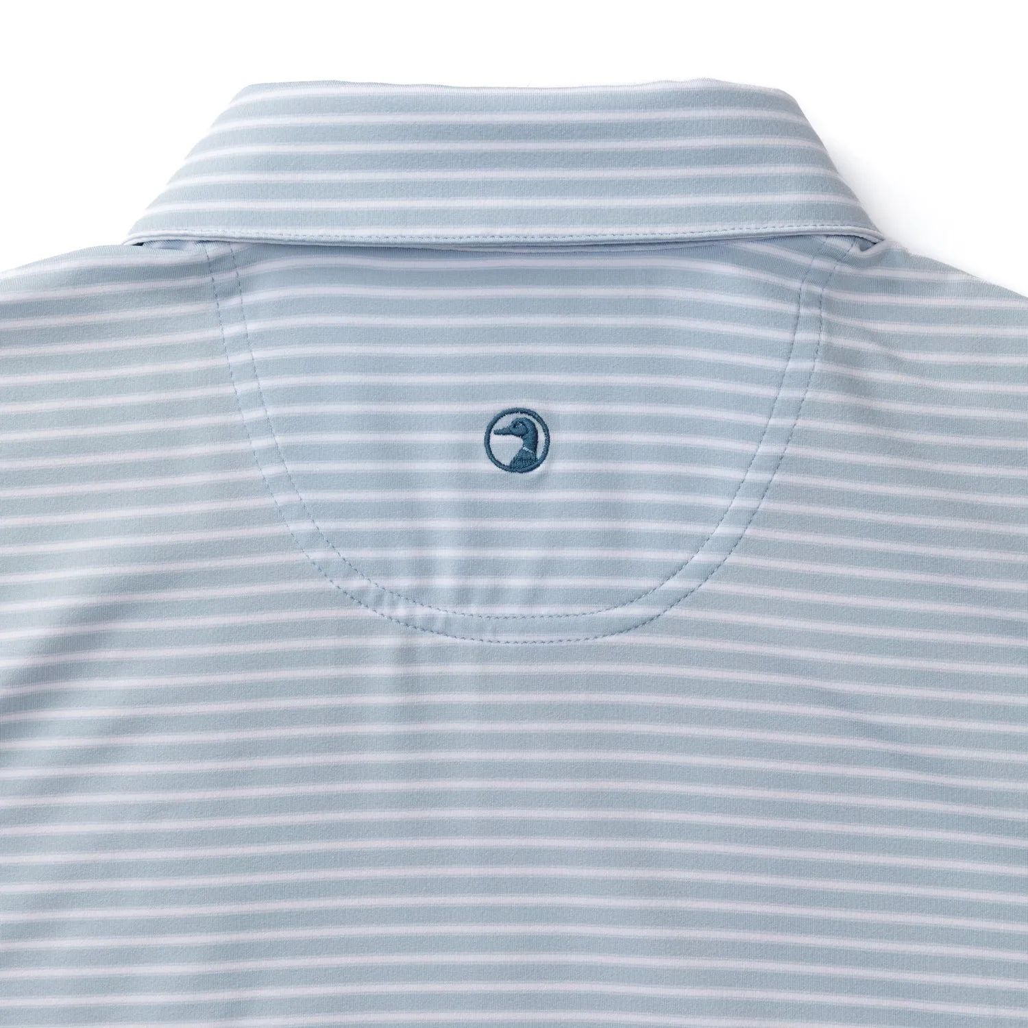 Long Drive Performance Polo - Davis Stripe