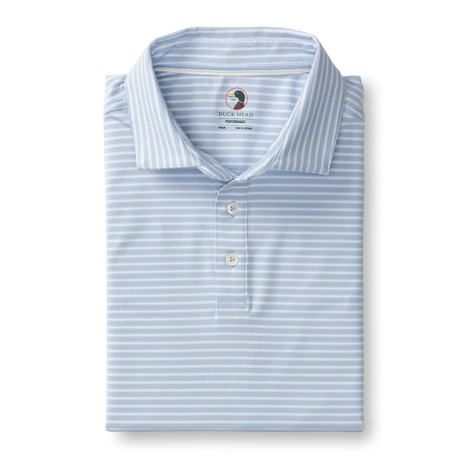 Long Drive Performance Polo - Davis Stripe