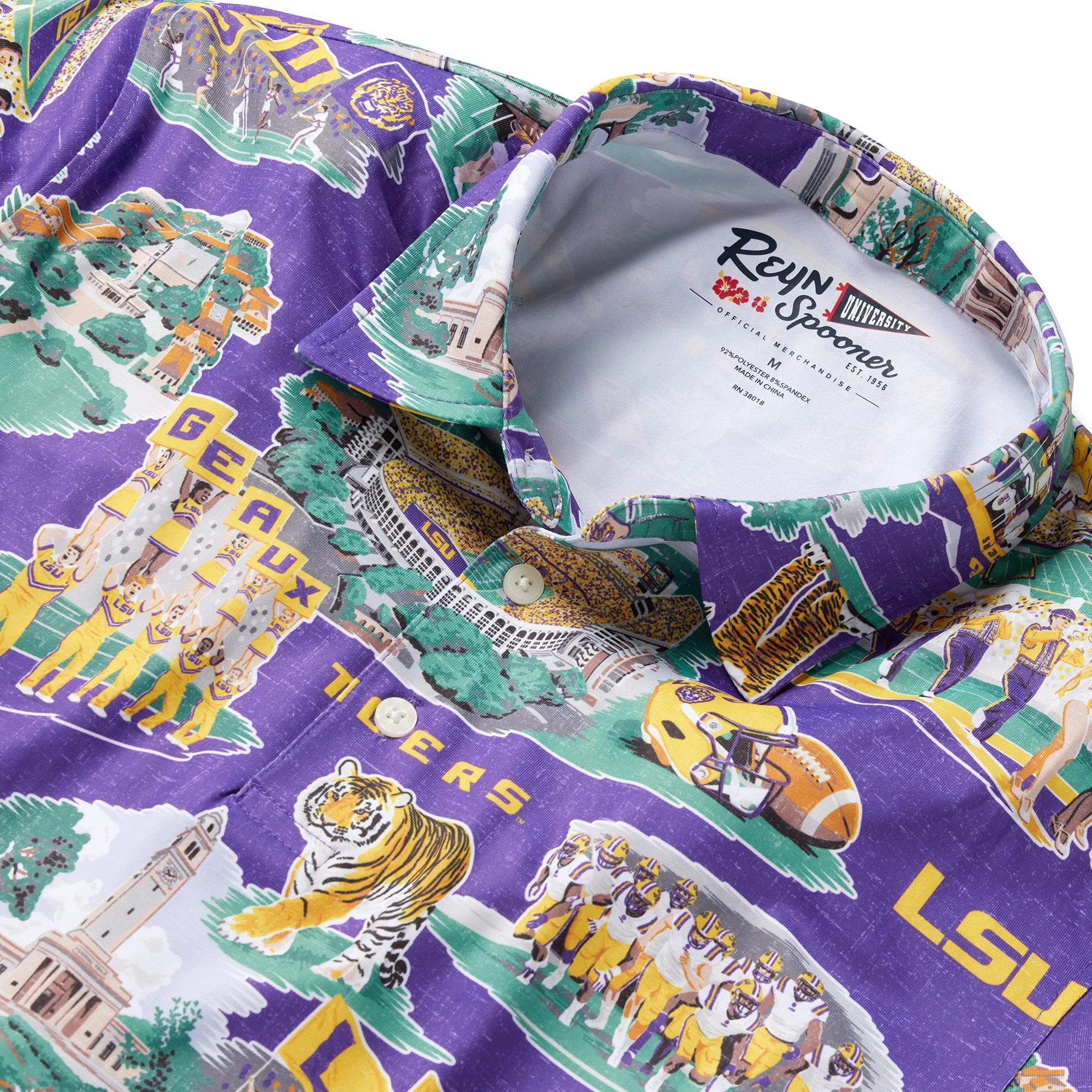 LOUISIANA STATE UNIVERSITY SCENIC PERFORMANCE POLO