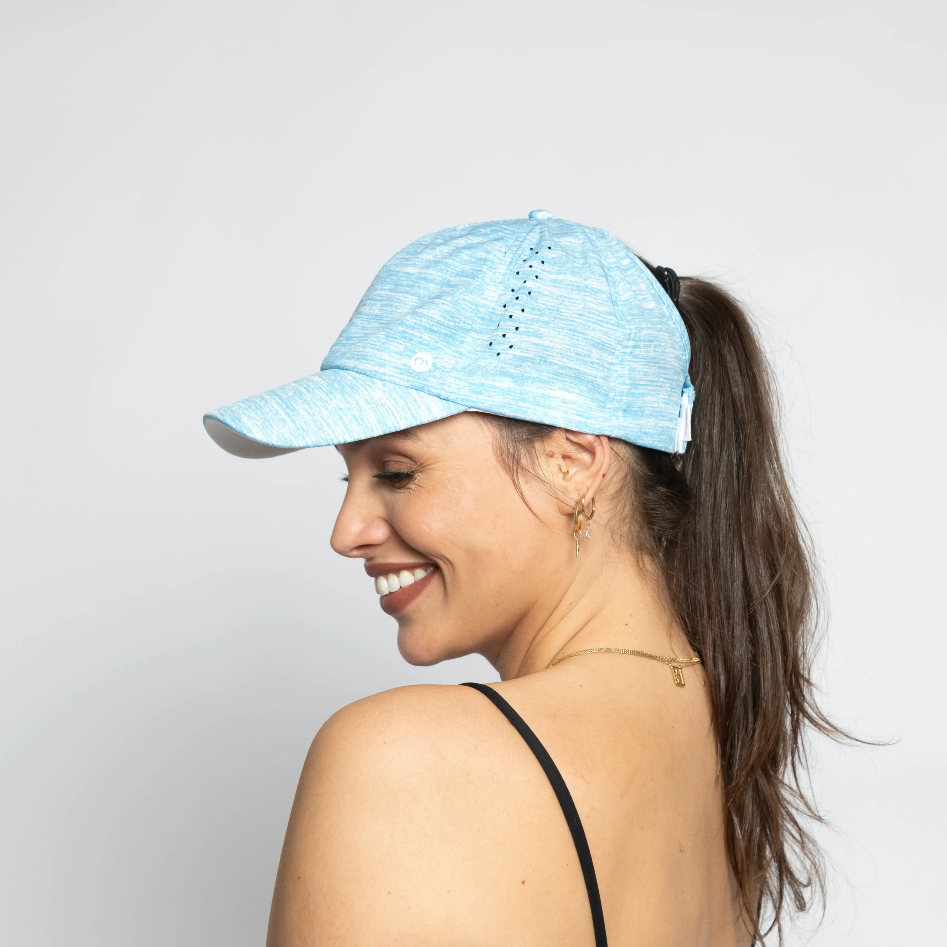 Luna Heathered Ponyflo® Active Cap