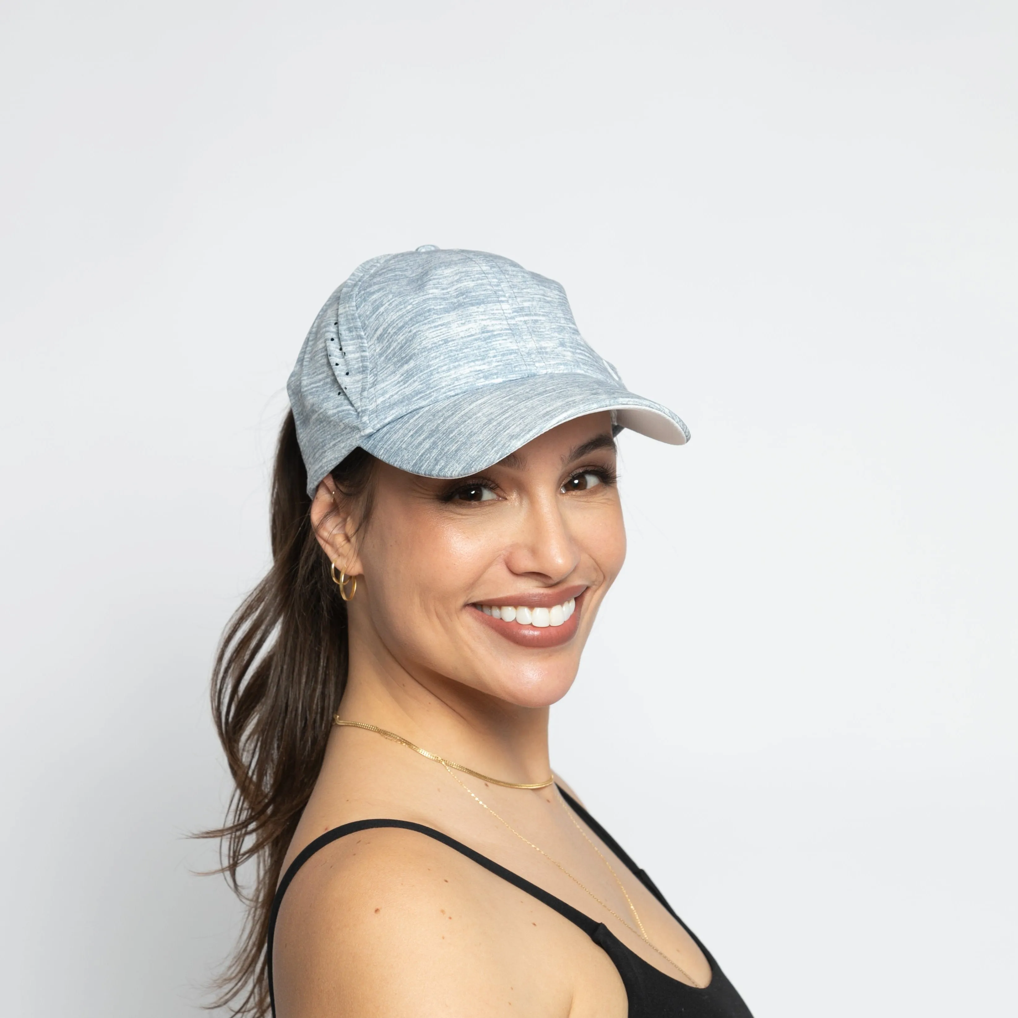 Luna Heathered Ponyflo® Active Cap