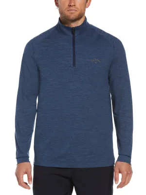 Lux Touch Printed 1/4 Zip Golf Pullover