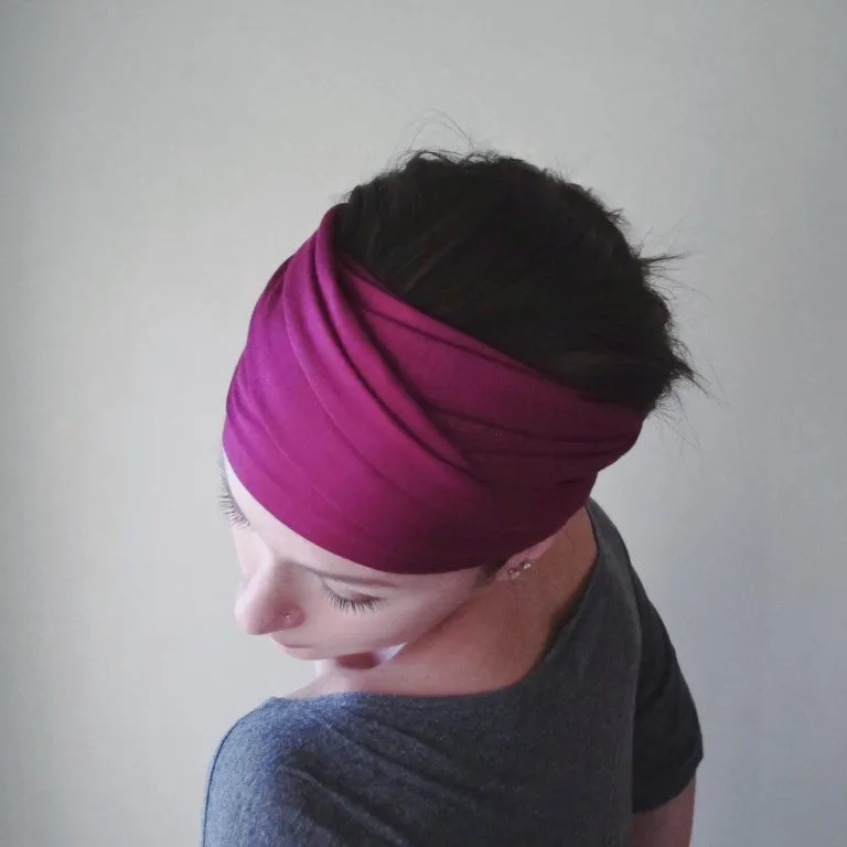 MAGENTA Head Scarf