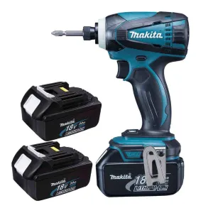 Makia DTD 146 cordless impact drive 18v, 2x battery 3.0 Ah & charger