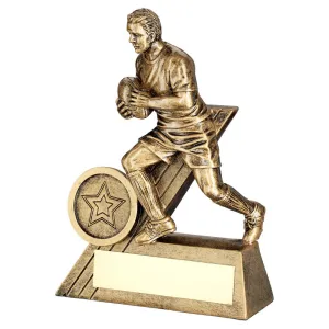 Male Rugby Mini Figure Trophy
