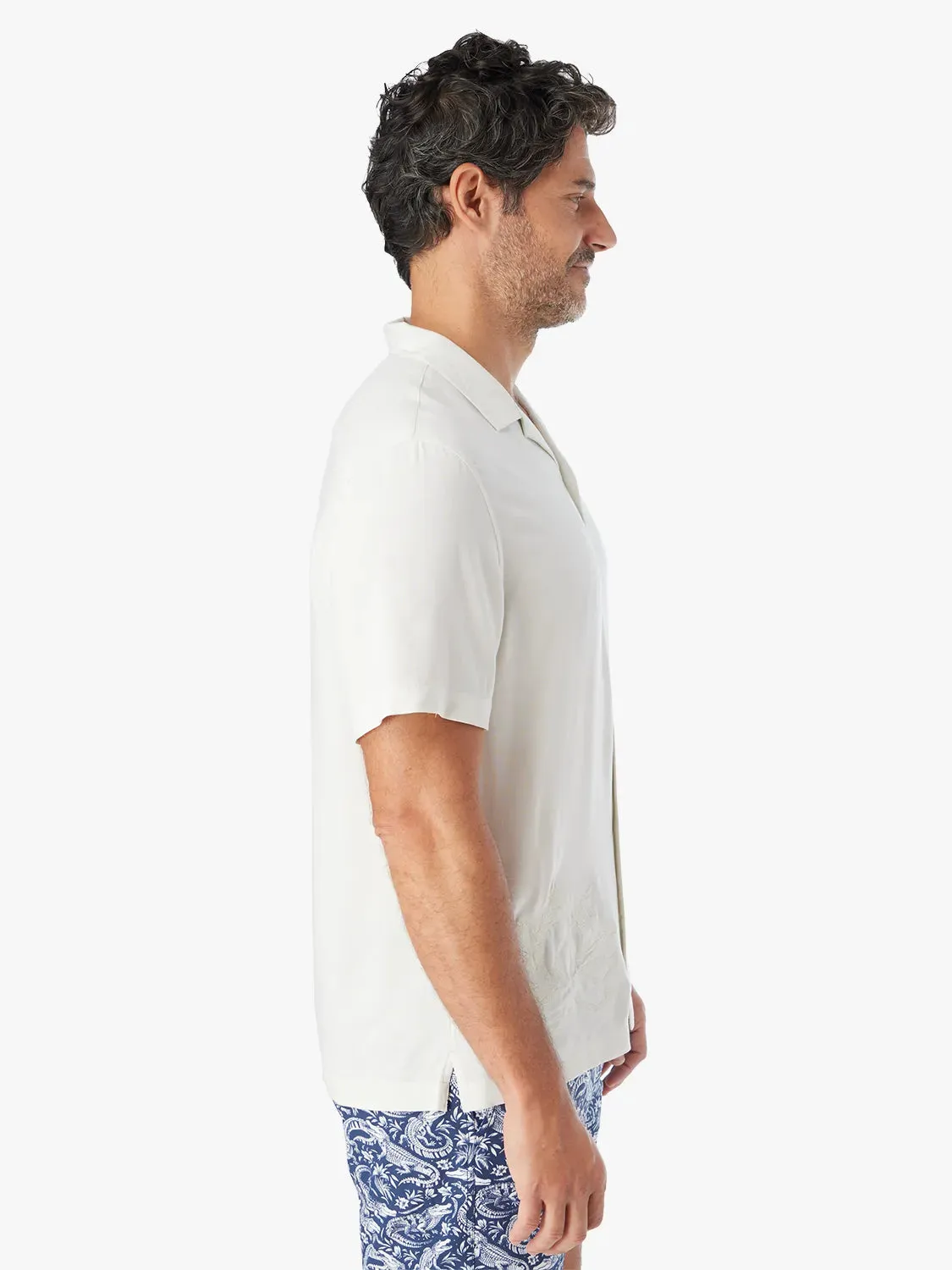 Marina Camp Shirt | White Lotus