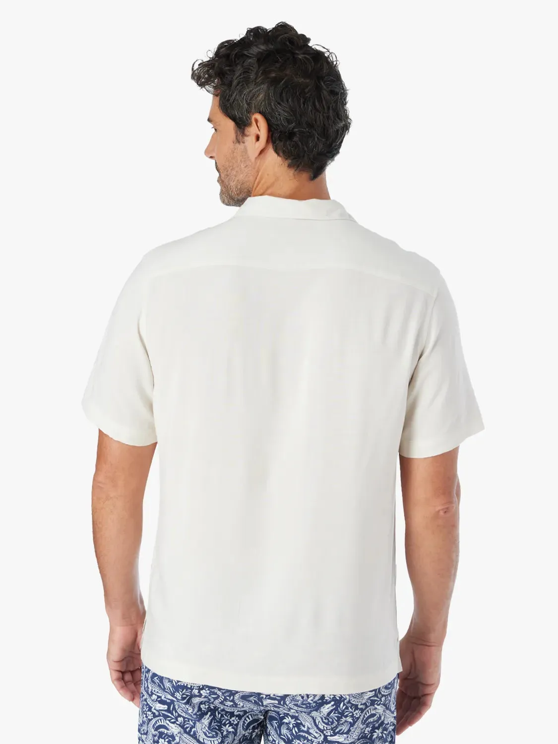 Marina Camp Shirt | White Lotus