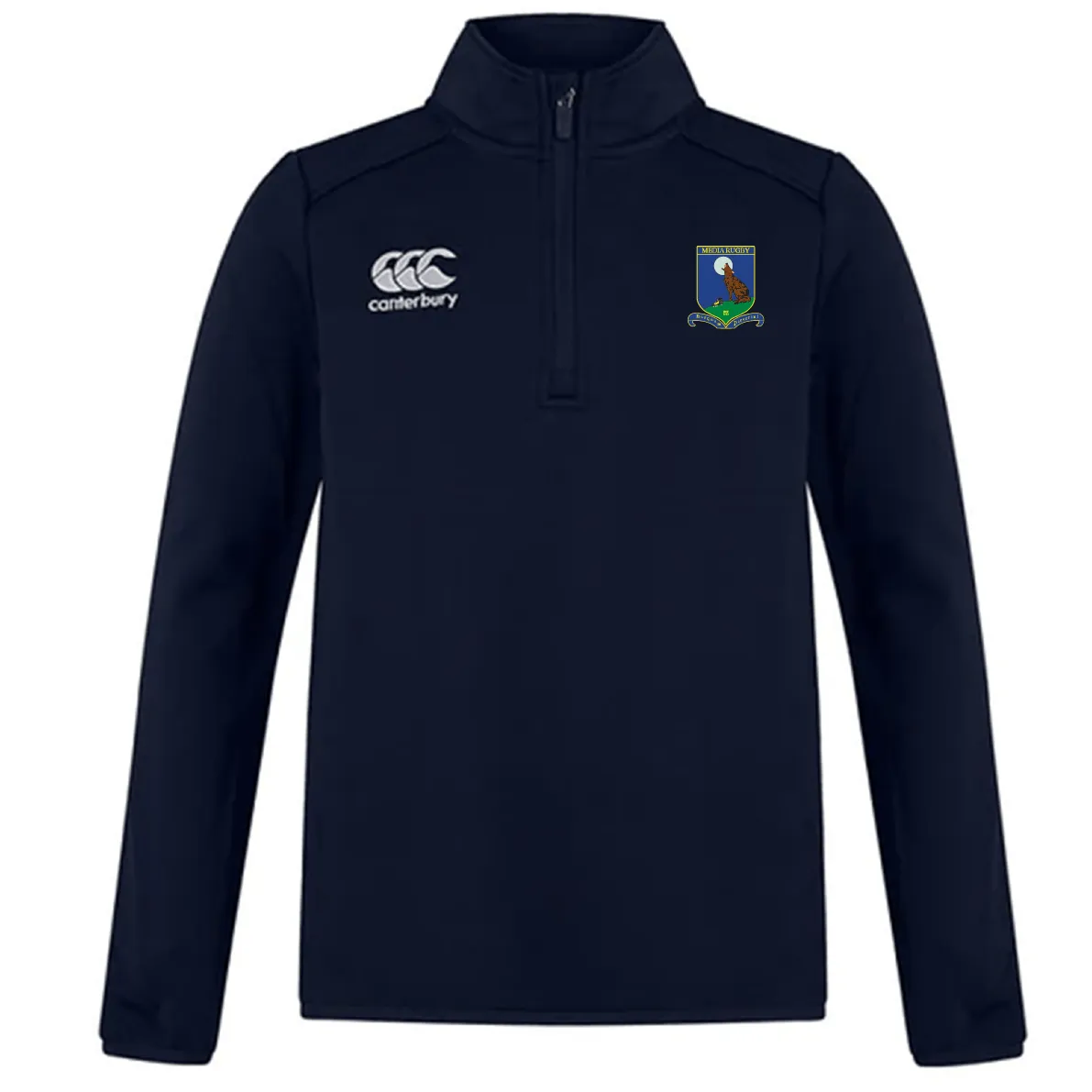 Media Rugby Club 1/4 Zip Mid Layer Training Top by Canterbury