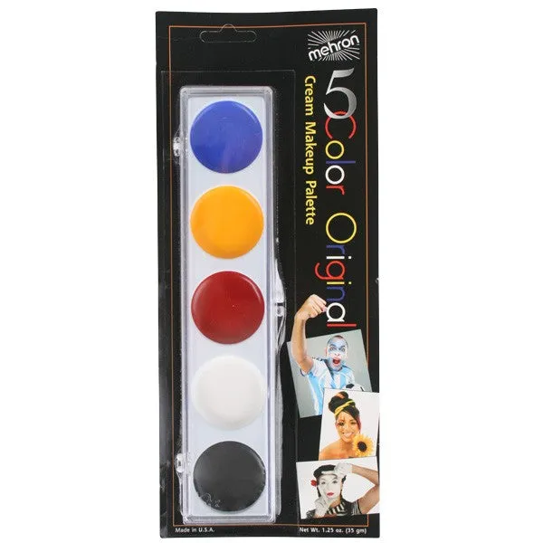 Mehron 5 Colour Creme Makeup Pallete