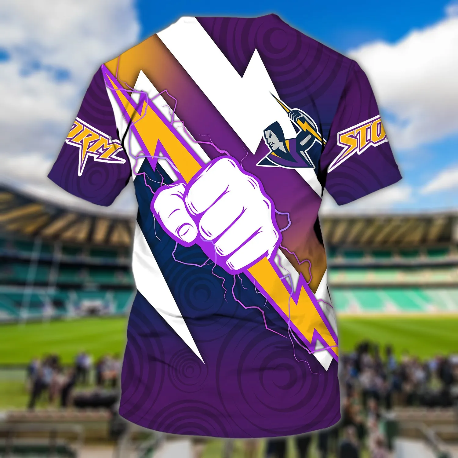 Melbourne Storm - Personalized Name 3D Tshirt 01 - NBTT