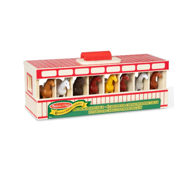 Melissa & Doug Take-Along Show-Horse Stable
