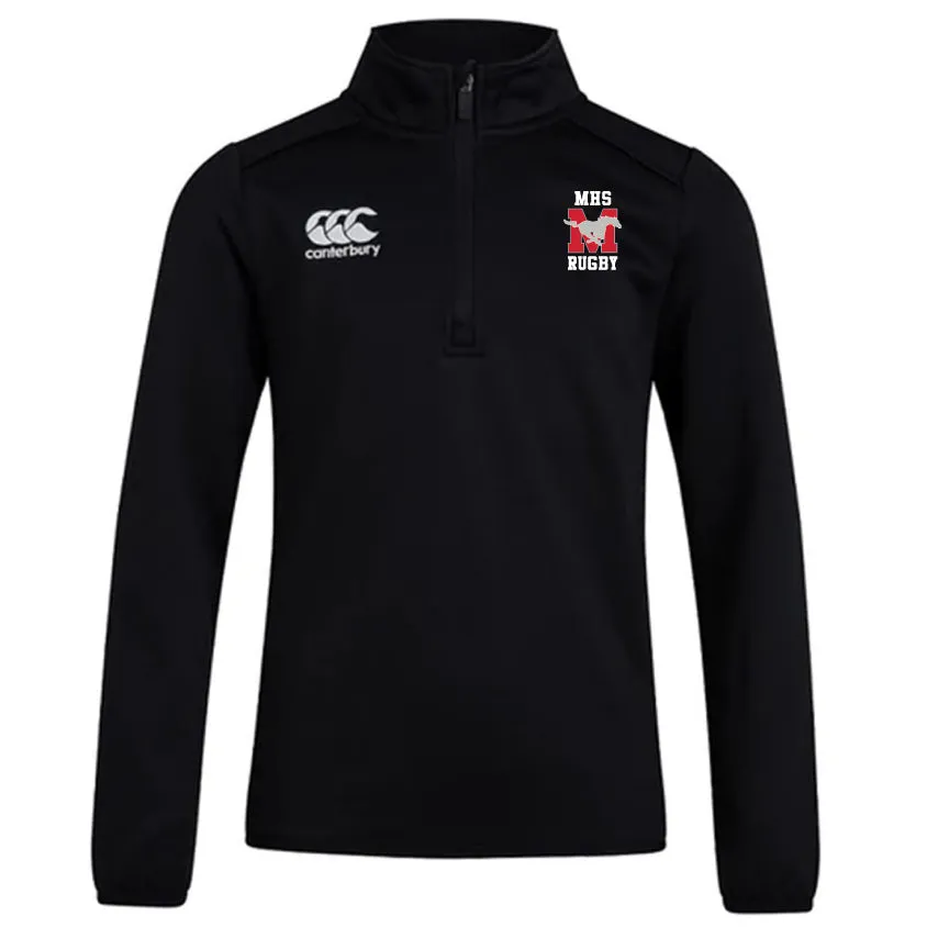 Memorial High School Club 1/4 Zip Mid Layer Training Top by Canterbury
