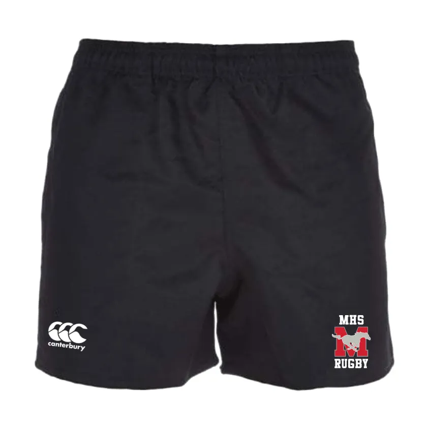 Memorial High School Professional Polyester Rugby Short by Canterbury