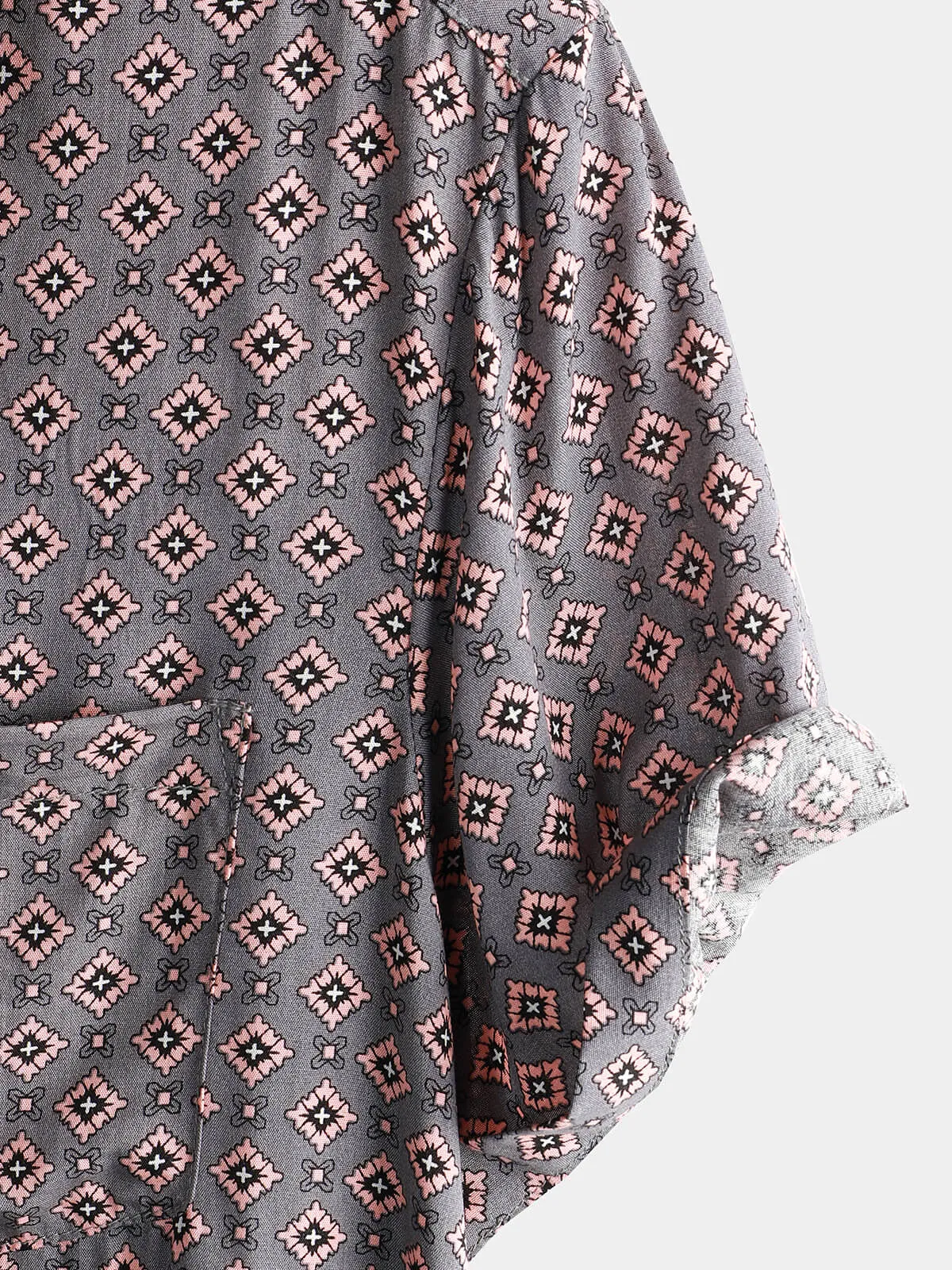 Men's Button Up Rayon Beach Short Sleeve Shirt