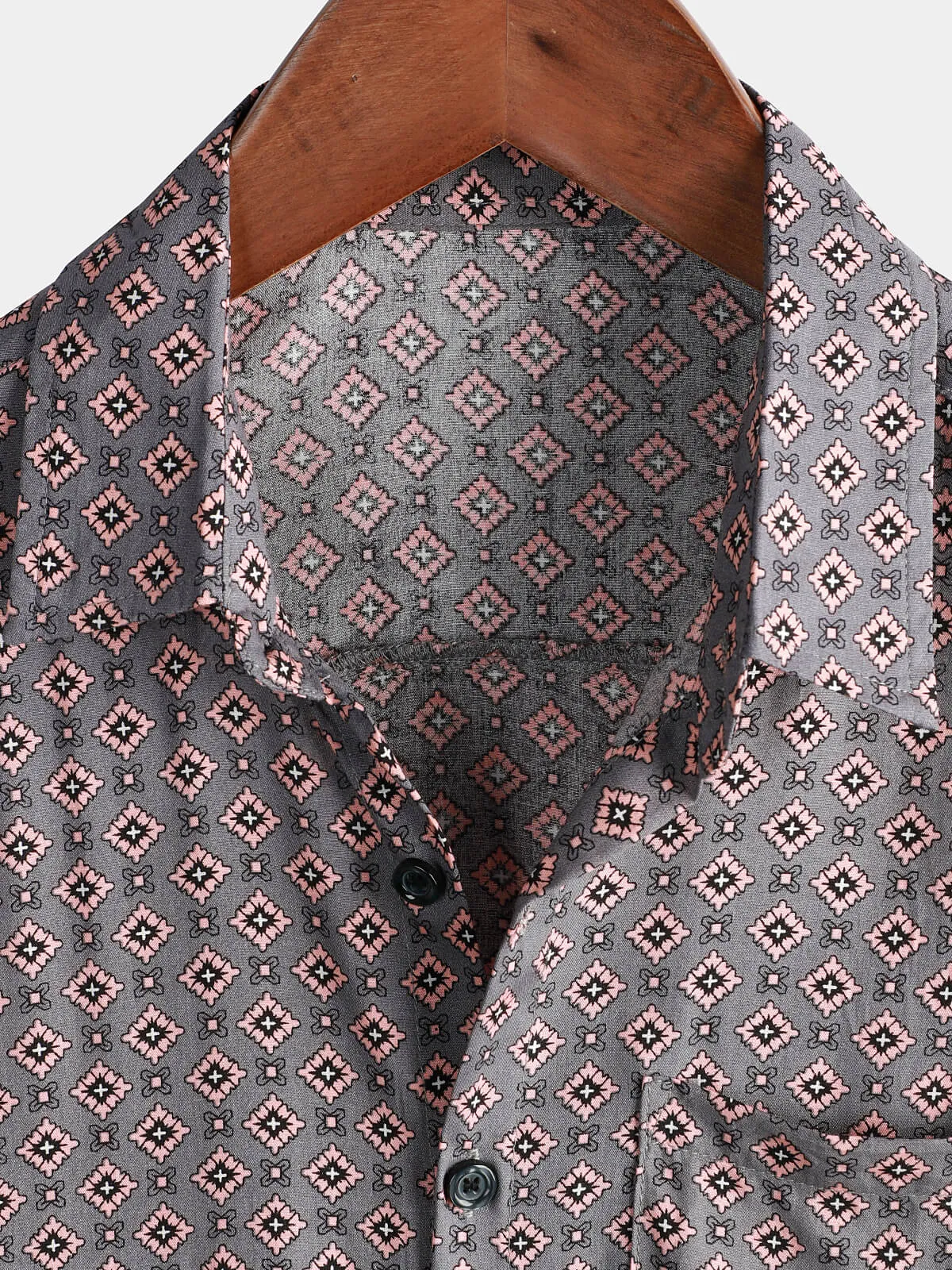 Men's Button Up Rayon Beach Short Sleeve Shirt