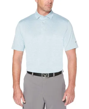 Mens Cooling Space Dye Jacquard Polo