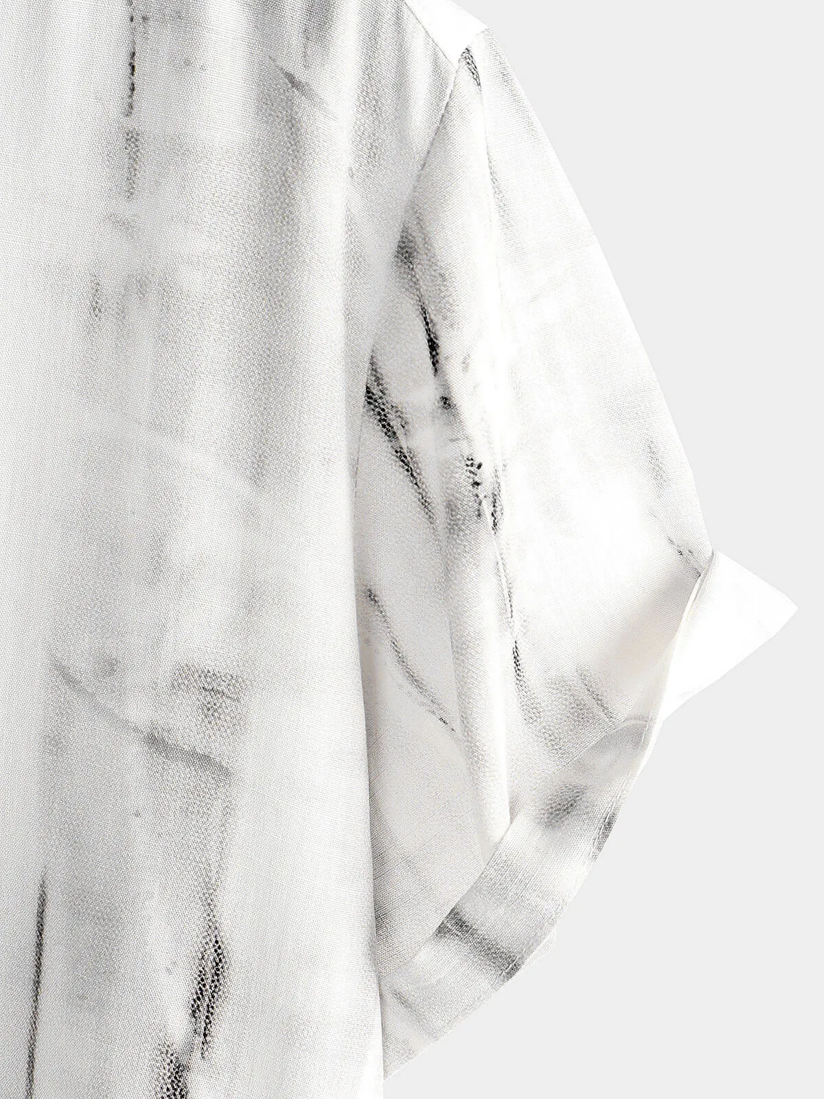 Men's Holiday Casual White Summer Short Sleeve Button Up Shirt