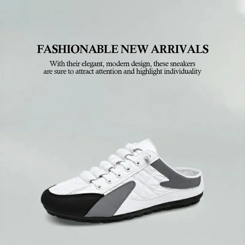 Men's open instep sneakers