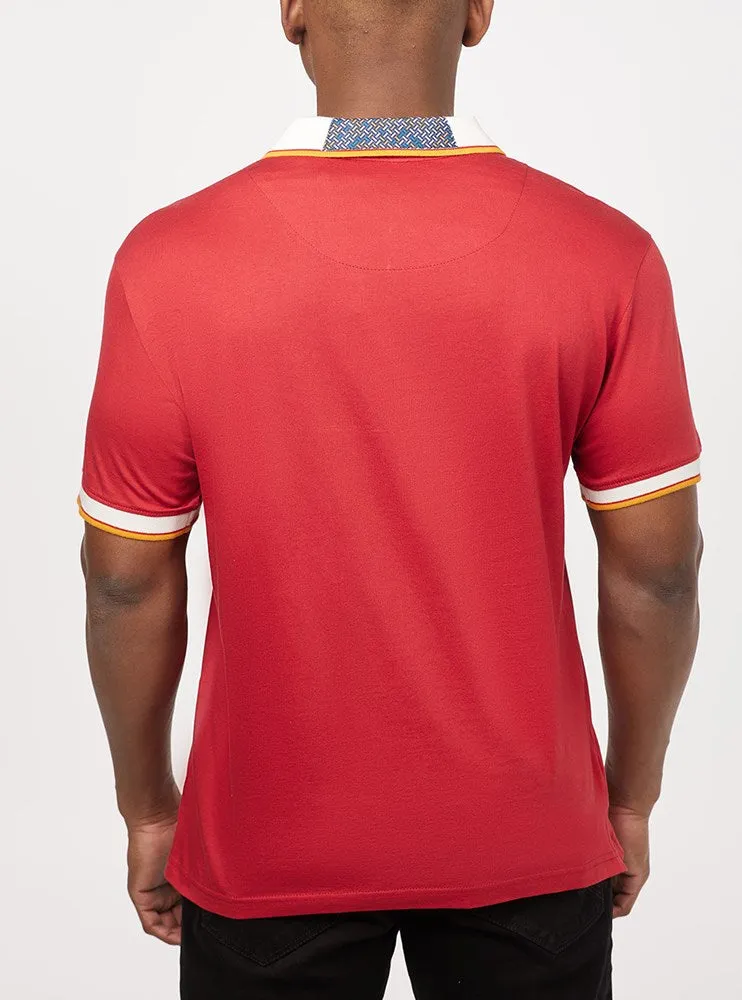 Men's short sleeve polo