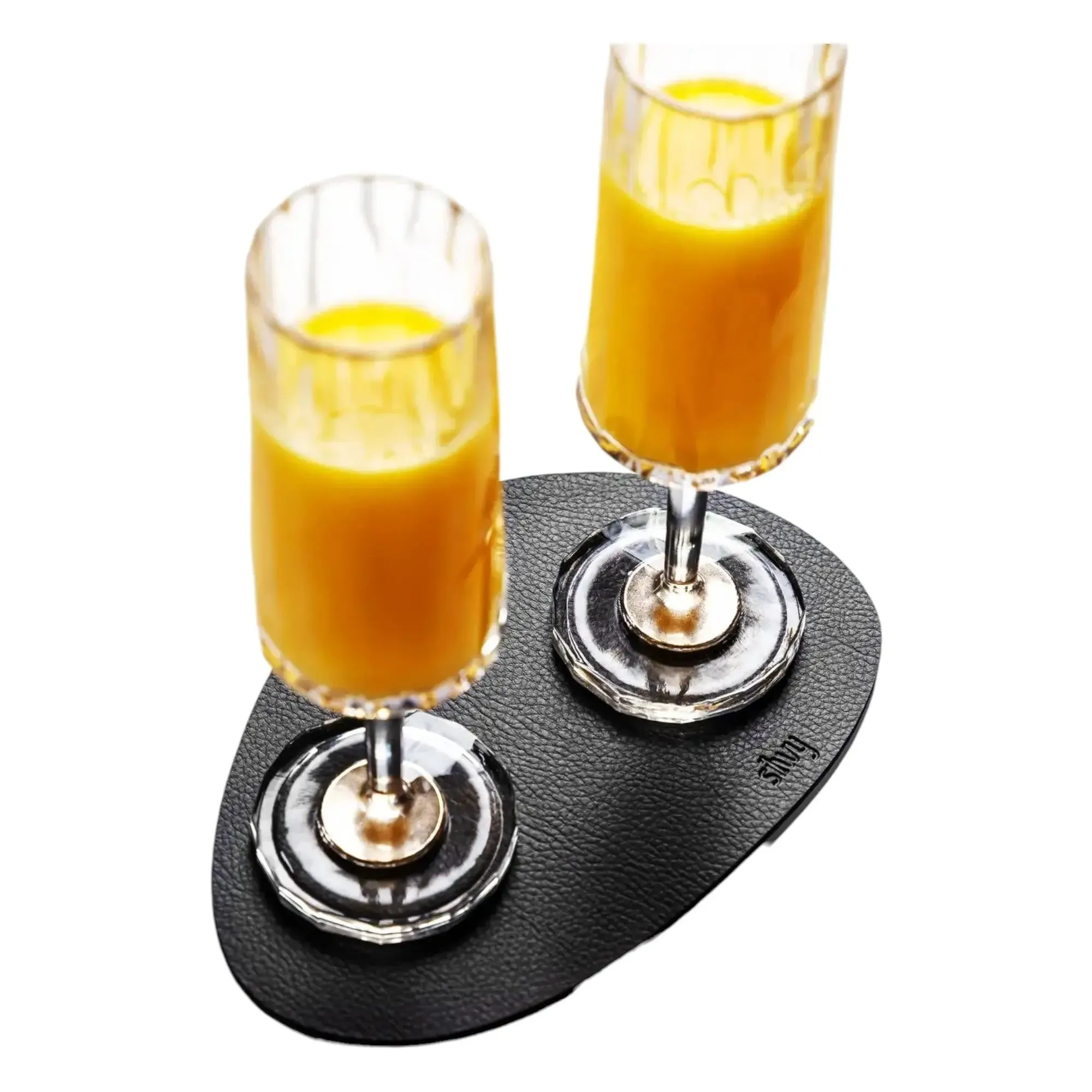 Metal Nano Gel Placemat MEDIUM BLACK By Silwy