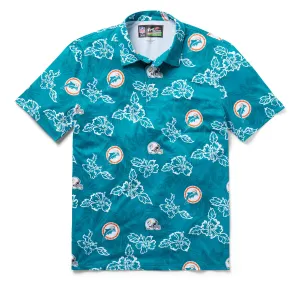 MIAMI DOLPHINS THROWBACK PERFORMANCE POLO