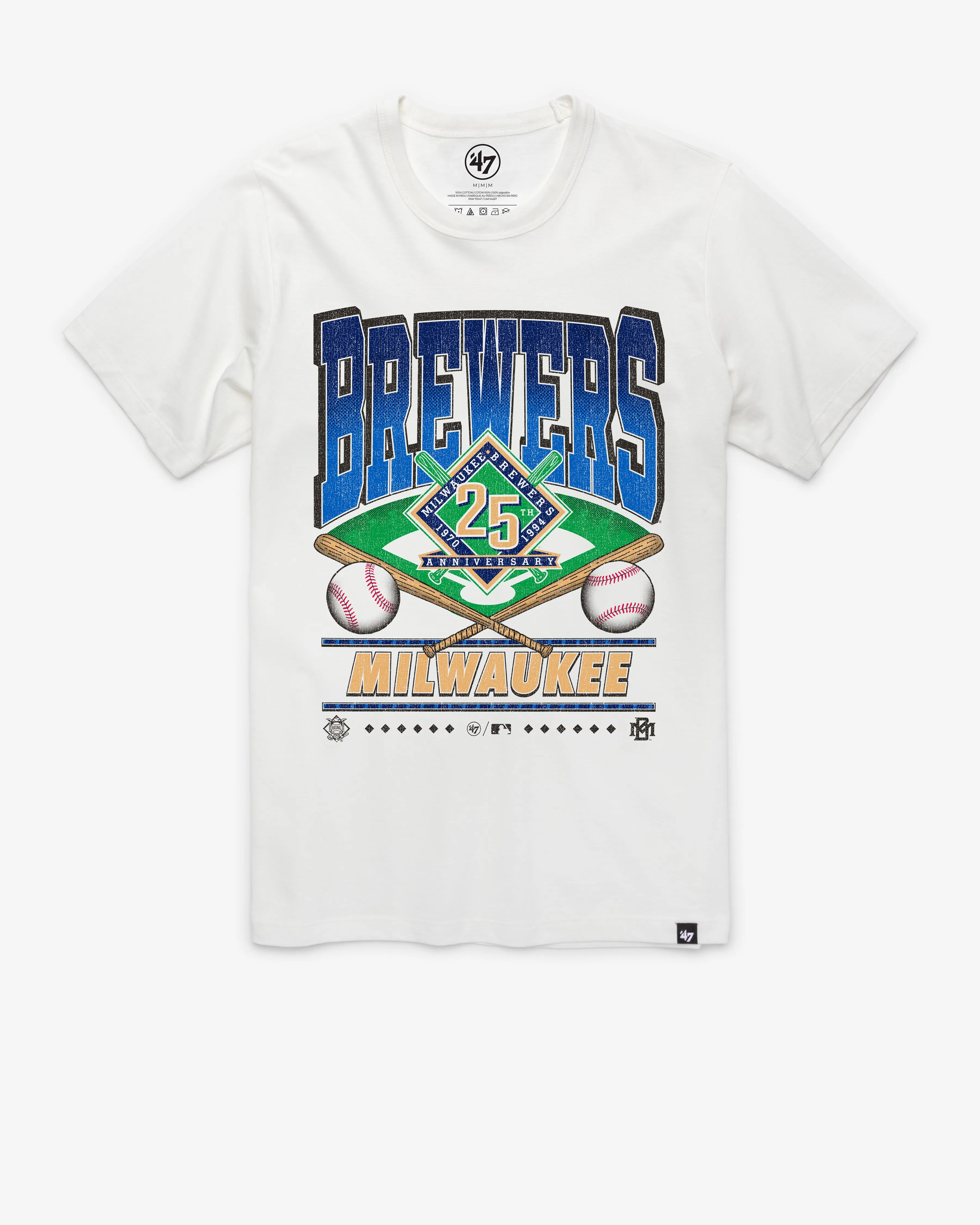 MILWAUKEE BREWERS STRAIGHT SHOT '47 FRANKLIN TEE